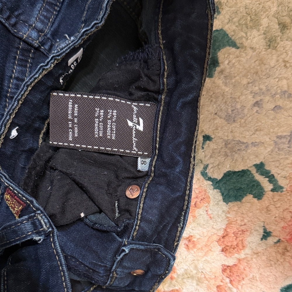 7 For All Mankind Girls Dojo Jeans - size 8 - Picture 5 of 7